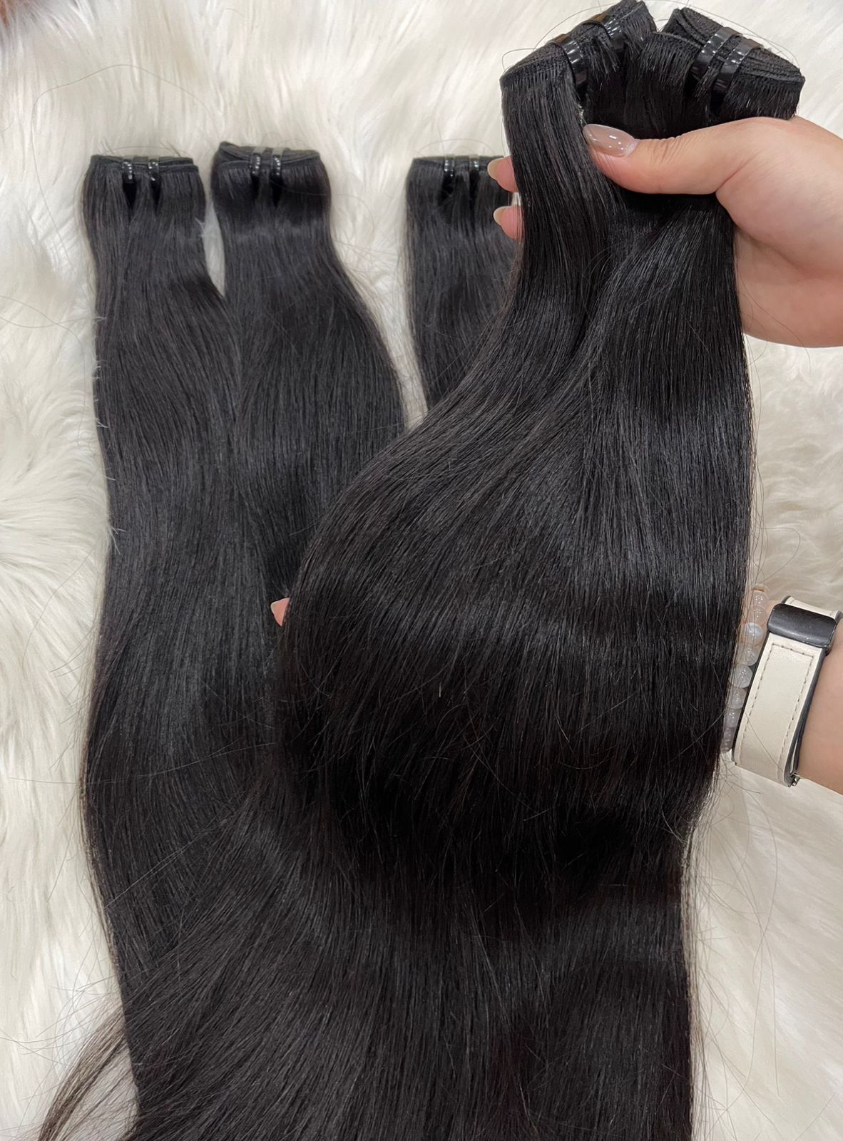 Raw Vietnamese Straight Hair Extensions (Pre-Order)